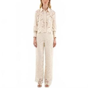 NEW ESPECIA butchart shirt top in ivory